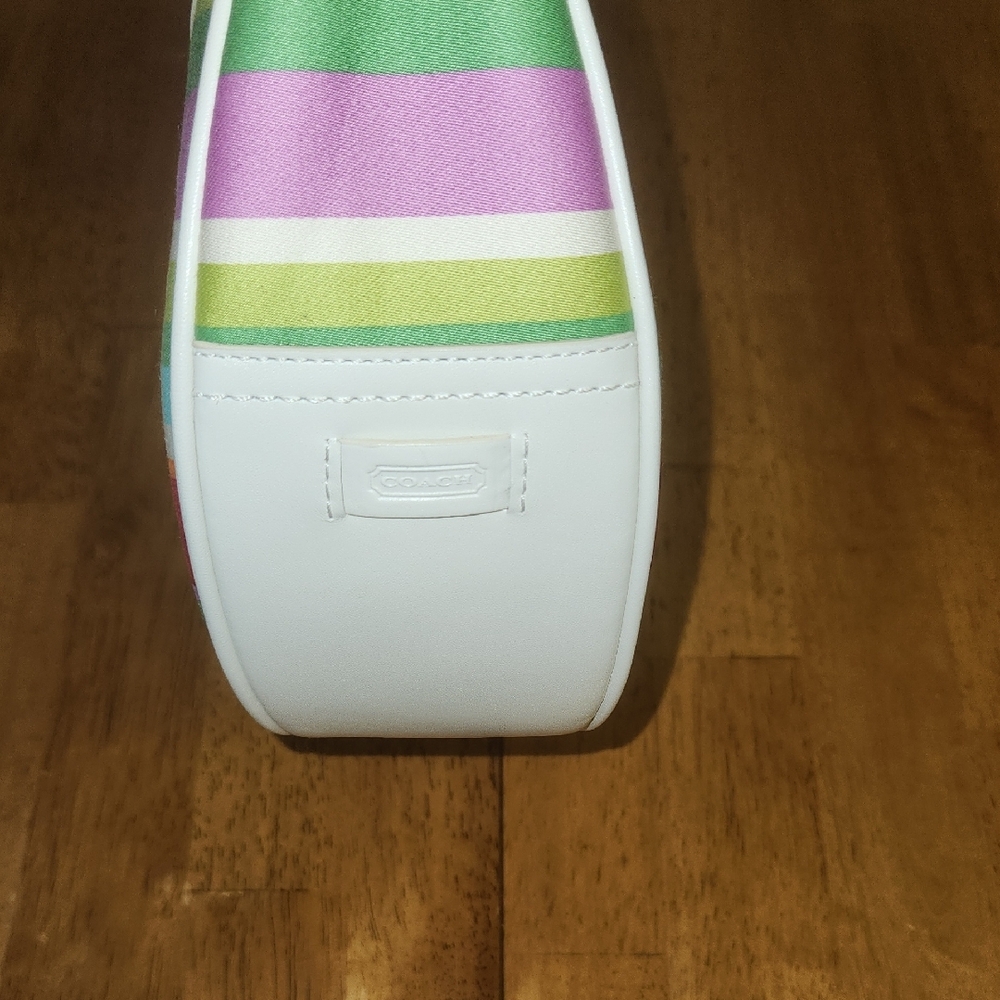 Coach Multicolor Striped Hobo Shoulder Bag - Picture 8 of 14